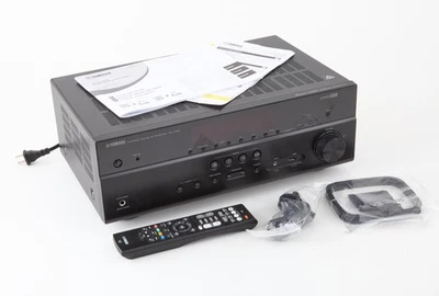 Yamaha RX-V385 5.1-Channel 4K Ultra HD AV Receiver - In Very Good Condition - Image 1 of 4