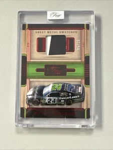 2025 Panini Turn Four Jeffrey Earnhardt Sheet Metal Swatches Relic /25 - Picture 1 of 2