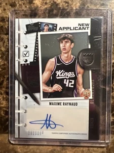 2025-26 Topps - New Applicants Autographs Maxime Raynaud #NA-MR (AU, RC) - Bild 1 von 2