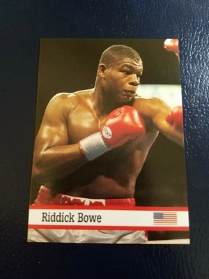 Riddick Bowe BOXING WBA IBF HEAVYWEIGHT CHAMPION 1993 Fax PAX UK #9  - Image 1 of 2