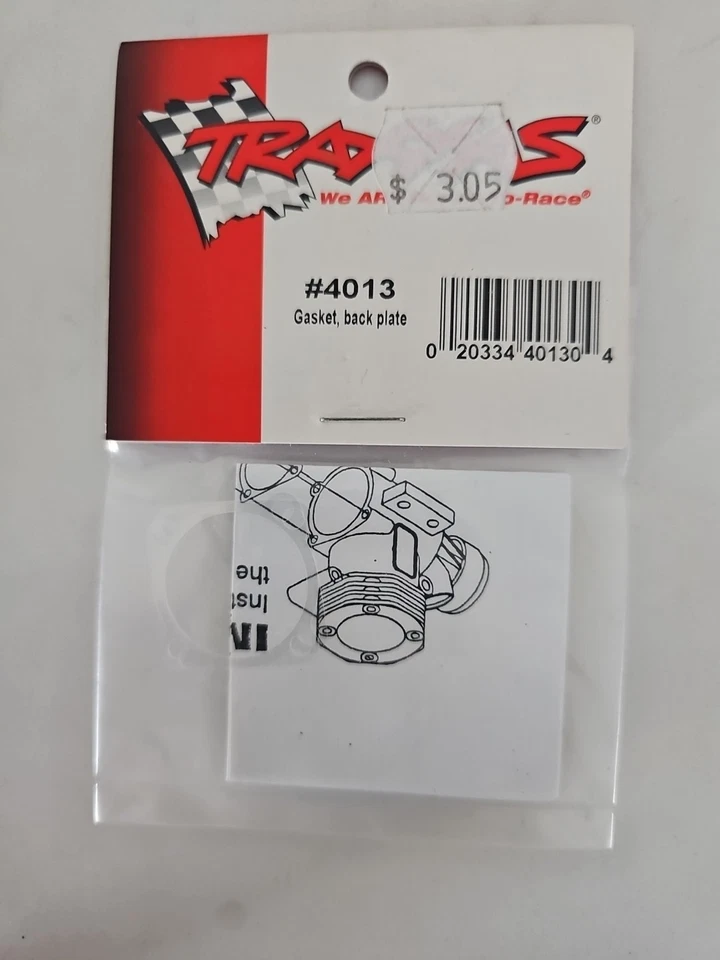 Traxxas 4013 - GASKET BACKPLATE TRX PRO {.15 X 2pc.} - Image 1 of 1