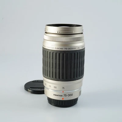 EXCELLENT SMC PENTAX FAJ 75-300mm F/4.5-5.8 For Pentax K Zoom Lens - Image 1 of 4