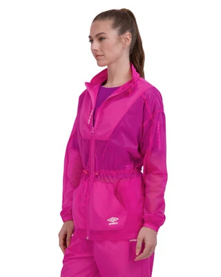 Chaqueta Umbro para mujer con caparazón en capas 2025 | Rosa magenta mediano | Nueva Foto 1 de 4
