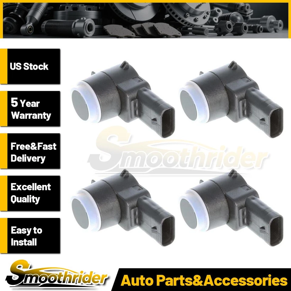 Sensor de ayuda de estacionamiento interior delantero VEMO 4 piezas para Mercedes-Benz B200 2006-2010 2011 Foto 1 de 4