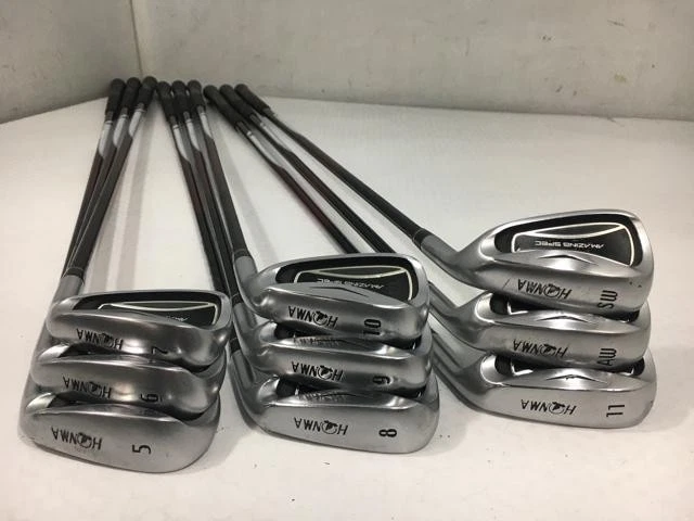 9Pcs Honma AMAZING SPEC Iron 2012 5-11.A.S / AMAZING SPEC FLEX R - Image 1 of 4