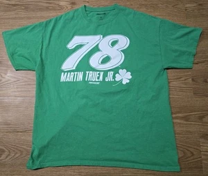 NASCAR Martin Truex Jr. #78 St. Patrick's Day Graphic T Shirt Size XL - Picture 1 of 3