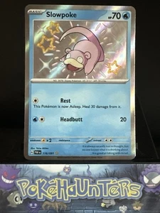 Pokemon Karte Slowpoke 116/091 Paldean Fates Baby Shiny Rare NM - Bild 1 von 2