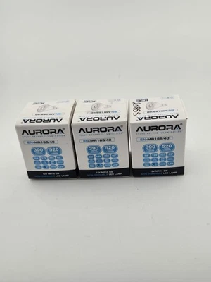 X3 Aurora EN-MR16 5W LED Bulb 12V MR16 Non-Dimmable Spotlight Cool White (4000K) - Image 1 of 3