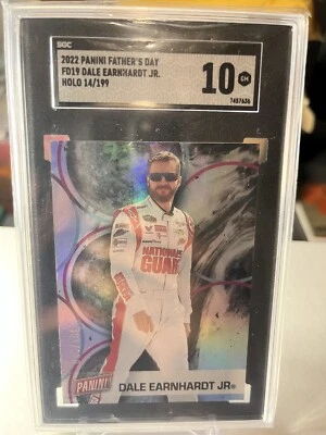 2022 PANINI FATHERS DAY FOIL DALE EARNHARDT JR /199 #FD19 - Image 1 of 2