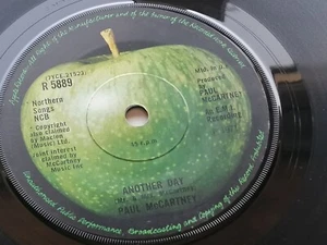 PAUL McCARTNEY ORIGINAL 1971 U.K. 45 ANOTHER DAY APPLE R5889 - Picture 1 of 5