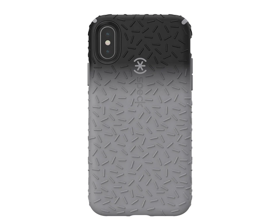Speck CandyShell Fit iPhone Xs/iPhone X Case - Black Ombre Gunmetal/Gunmetal NEW - Image 1 of 2