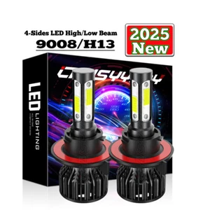 For Ski Doo Summit Gen 4 600 850 2017-2022 2pcs LED Headlight Bulbs BRIGHT White - Picture 1 of 23