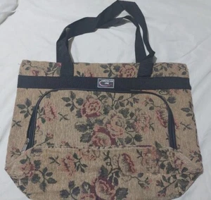American Uni Vintage Floral Tapestry Luggage Carry On Travel Tote Bag 20 inch - Picture 1 of 6