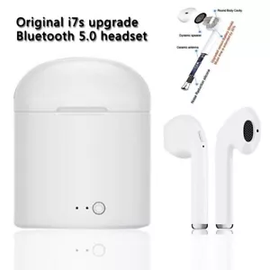 5.0 Bluetooth White Wireless Earpods with Case , BUY 2 GET ONE FREE - Picture 1 of 5