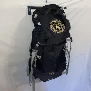 High Sierra Summit 45 58450 Unisex Hiking Backpack Black Gray Straps Zip NWT - Picture 1 of 12