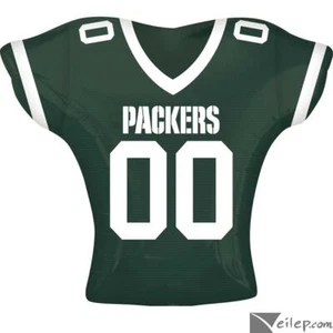 Anagram Green Bay Packers Football 26" Jersey Foil Super Shape Balloon, Green... - Picture 1 of 1