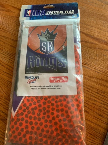 Sacramento Kings NBA 27” x 37” Vertical Flag NWT Cover