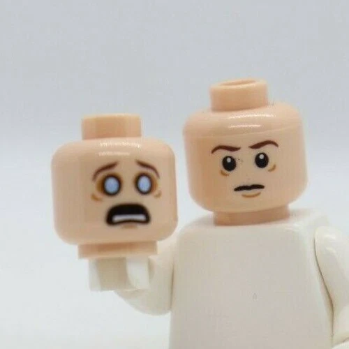 HEAD -DUAL Tired Poisoned Wide eyed Frodo Baggins 9472 LEGO® Minifigure Part Foto 1 de 1