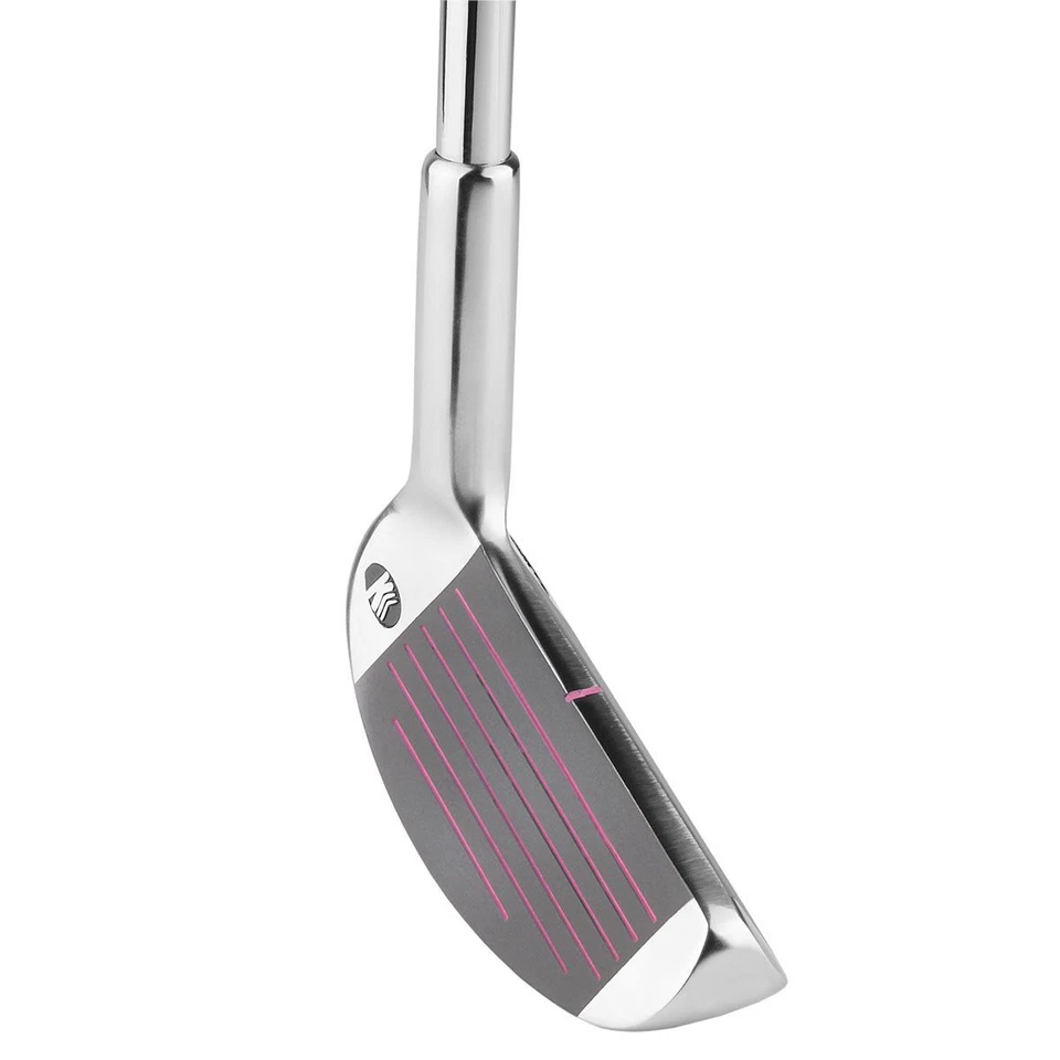 Intech Approach Two Way Chipper 34.5"L Ambidextrous Chrome/Pink Right/Left Hand