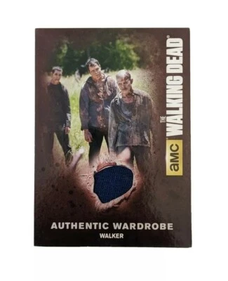 Cryptozoic Walking Dead Season 4 Pt 2 Walker Authentic Wardrobe Relic M42(2) - Image 1 of 3