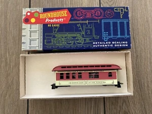 Vintage NOS Roundhouse HO Train Overton Observation Caboose D&RGW +FAST SHIPPING - Picture 1 of 3