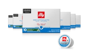✨ illy Classico Decaf KCups 60ct 6 Pack of 10 Arabica Coffee Fresh No Prese - Picture 1 of 3