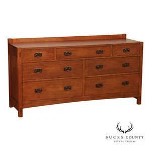 Stickley Mission Collection Oak Dresser - Picture 1 of 17
