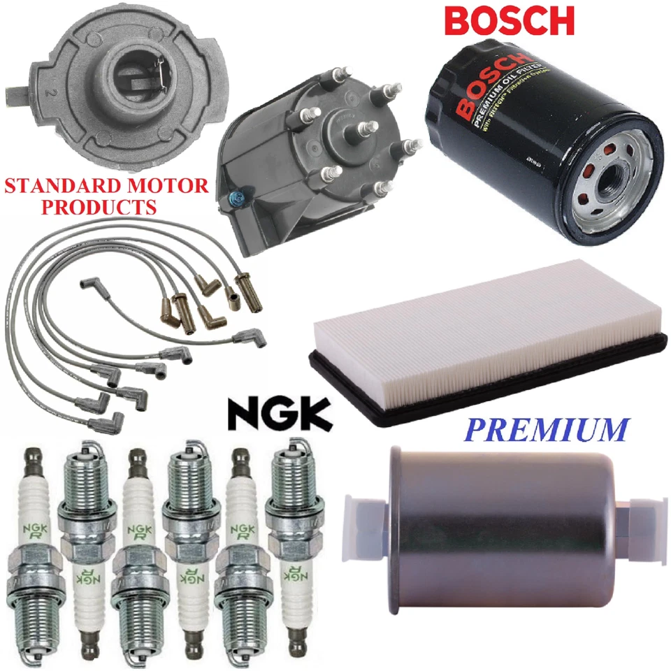 Kit de afinación filtros tapones de cable para Chevy Blazer V6 4,3 L; torres verticales 1995 Foto 1 de 1