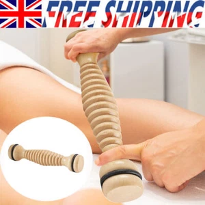 Wooden Foot Massage Roller Plantar Fasciitis Relief Stress Relief Massage Tool - Picture 1 of 8