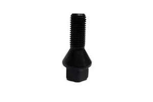 25x M14 x 1.25 27mm Wheel Bolts, Black, Tapered Seat Nut Lugs BMW F30 - Picture 1 of 2