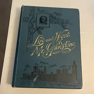 1898 LEBEN UND WERK VON MR. GLADSTONE antike HOPKINS illustriert - Bild 1 von 6