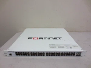 Fortinet FortiSwitch FS-248E-FPOE Network Switch - 48 Port PoE+ Managed Switch - Picture 1 of 5