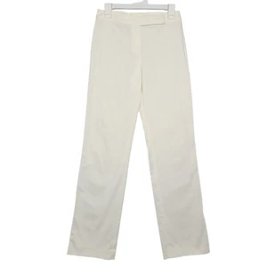 ESCADA Ivory Straight Leg Stretch Cotton Career Office Trouser Pants SIZE 36 - Picture 1 of 12