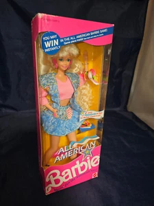 1990 Mattel All American Barbie Doll Includes Reebok Hi-Tops #9423 vintage NIB - Picture 1 of 12