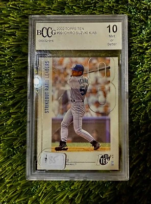 2002 TOPPS TEN ICHIRO SUZUKI #99 BCCG 10 - Image 1 of 2
