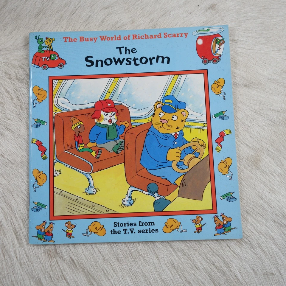 richard scarry the snowstorm medium book - Image 1 of 1