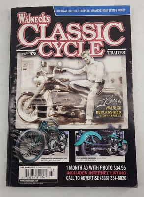 Walnecks Classic Cycle Trader Magazine July 2004 Early Days Japanese Motorcycles - Image 1 of 4