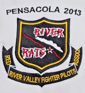Authentic USAF US Air Force RED RIVER RATS Reunion 2013 L Shirt Thunderbirds - Picture 1 of 7
