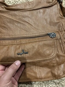 Angel Kiss Handtasche braun camel Hobo Riemen mehrere Taschen NEU mit Etikett - Bild 1 von 7