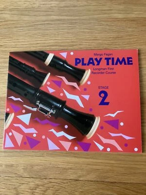 Play Time - Longman First Recorder Course Stage 2  - Margo Fagan sheet music NEW - Image 1 of 3