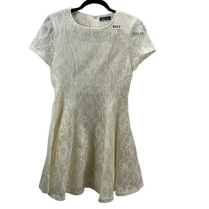 Lexi Drew Damen weißes Spitzenkleid, Gr. M - Bild 1 von 12