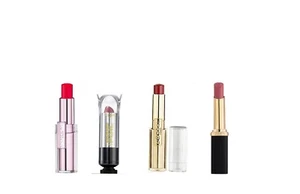 Lápiz labial LOreal Caresse, volumen intenso mate, lámina triturada o brillo nutritivo - Imagen 1 de 6