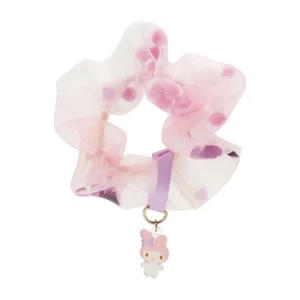 My Melody Mini Scrunchie Chiffon Hair Tie Sanrio Japan - Picture 1 of 2