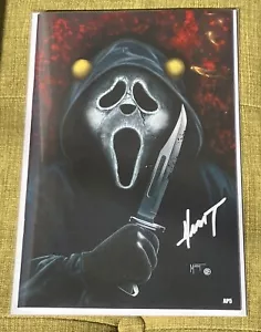 Do You Pooh Scream Homage Ghostface Virgin Artist Proof #5 Signed By Marat COA - Picture 1 of 3