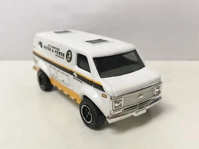 1975 75 Chevy Van Water & Power Collectible 1/64 Scale Diecast Diorama Model - Image 1 of 4