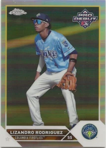 2023 Topps Pro Debut LIZANDRO RODRIGUEZ Chrome Refractor 19/99 Royals #PDC-92 - Picture 1 of 1