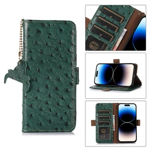 Genuine Leather Flip RFID Wallet Card Stand For Nokia G60 5G/X30 5G/C31/G22 Case - Picture 1 of 64