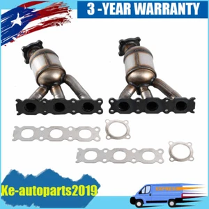 2x LH + RH Manifold Catalytic Converter Set For 2007-2014 Volvo XC90 3.2L USA - Picture 1 of 17