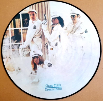 NM/NM Cheap Trick Dream Police Vinyl Picture Disc LP 1979 Epic Rock - Image 1 of 2