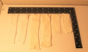 3 Pairs of Doll Stockings Socks White Tube Knee High Stockings Vintage - Picture 1 of 10
